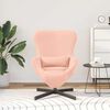 vidaXL Egg Chair Pink 63 x 73 x 90 cm Fabric