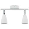vidaXL Ceiling Spotlight with Spotlights White 25.5 x 8 x 16 cm Metal