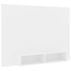 vidaXL Wall TV Cabinet White 135x23.5x90 cm Engineered Wood