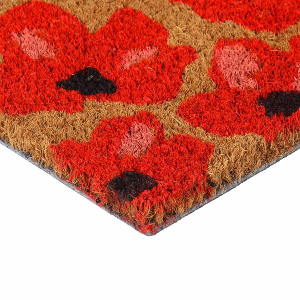 vidaXL Door Mat Natural 45x75 cm Tufted Coir