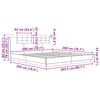 vidaXL Bed Frame with Headboard Old Wood 200 x 200 cm Engineered Wood