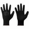 vidaXL Work Gloves 24 pcs Black 8 / M Polyester
