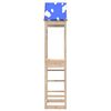 vidaXL Play Tower Brown 52.5 x 85 x 265 cm Solid Pine Wood