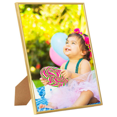 vidaXL Photo Frames Collage 3 pcs for Wall or Table Gold 70x90 cm MDF