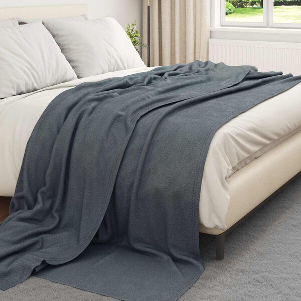 vidaXL Throw Blankets 6 pcs Dark Grey 270 x 240 cm Fleece