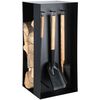 Esschert Design Wood Storage Fire Place Tools Black Steel FF407