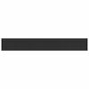 vidaXL Window Sill Black with wood grain 160 x 25 x 4.5 cm PVC