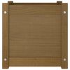 vidaXL Garden Planter Honey Brown 40x40x40 cm Solid Pinewood
