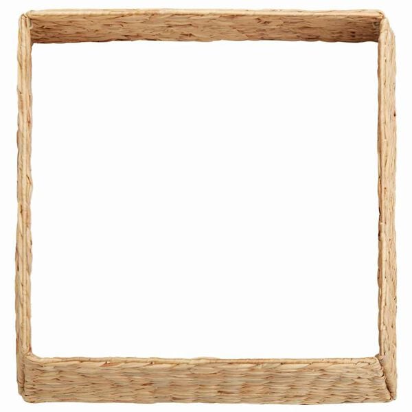 vidaXL Christmas Tree Collar Brown 70 x 70 x 28 cm Water Hyacinth