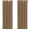 vidaXL Voile Curtains with Grommets 2 pcs Light Brown