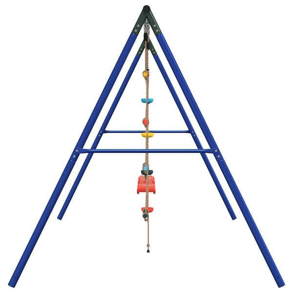 vidaXL Outdoor Swing Set with Swings. Ladder. Disc Swing