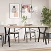 vidaXL Dining Table Legs Y-Frame 160x80x73 cm Steel