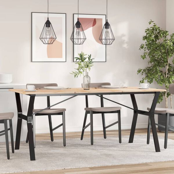 vidaXL Dining Table Legs Y-Frame 160x80x73 cm Steel
