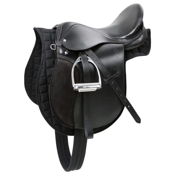 Kerbl Haflinger Saddle Leather Black 32285