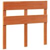 vidaXL Bed Frame without Mattress Wax Brown 90x190 cm Single Solid Wood Pine
