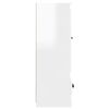 vidaXL Highboard High Gloss White 36x35.5x103.5 cm Engineered Wood