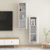 vidaXL TV Cabinets 2 pcs White 30.5x30x110 cm Engineered Wood