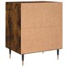vidaXL Bedside Cabinets 2 pcs Smoked Oak 40x30x50 cm Engineered Wood