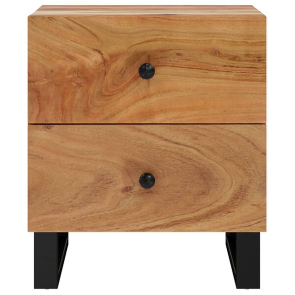 vidaXL Bedside Cabinet 40x33x46 cm Solid Wood Acacia