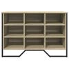 vidaXL Shoe Cabinet Sonoma Oak 90x38x61.5 cm Engineered Wood