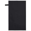 vidaXL Sports Towels 2 pcs Black 50 x 30 cm Polyester and polyamide