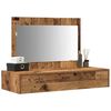 vidaXL Dressing Table Brown 100 x 40 x 70 cm Engineered Wood
