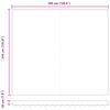 vidaXL Awning Replacement Fabric Red 380 x 345 cm Polyester