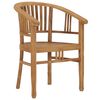 vidaXL Garden Chairs 2 pcs Solid Teak Wood
