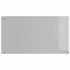 vidaXL Kitchen Backsplash 2 pcs Light Grey 90 x 50 cm Tempered Glass