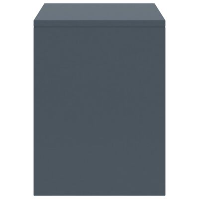 vidaXL Bedside Cabinet Light Grey 35x30x40 cm Solid Pinewood