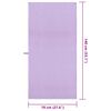 vidaXL Sports Towels 2 pcs Purple 140 x 70 cm Polyester and polyamide