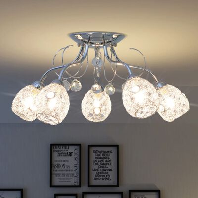 vidaXL Ceiling Lamp with 5 LED Bulbs G9 200 W