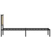 vidaXL Metal Bed Frame without Mattress Sonoma Oak 80x200 cm