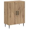 vidaXL Bathroom Storage Cainet HAARLEM Artisan Oak 59.5 x 31 x 80 cm