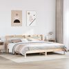 vidaXL Bed Frame without Mattress 200x200 cm Solid Wood Pine