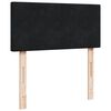 vidaXL Box Spring Bed with Mattress Black 90x190 cm Velvet