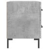 vidaXL Bedside Cabinet Concrete Grey 40x35x47.5 cm Engineered Wood
