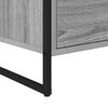 vidaXL Side Cabinet Grey Sonoma 96.5 x 30 x 75 cm Engineered Wood