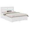 vidaXL Bed Frame with Drawer White 150 x 200 cm Engineered Wood
