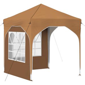vidaXL Pop-up Party Tent 192 x 192 x 245 cm Beige