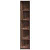 vidaXL Corner Cabinet Brown Oak 33x33x164.5 cm Engineered Wood