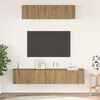 vidaXL TV Cabinet Set Wall-mounted 4 pcs Artisan Oak Engineered Wood