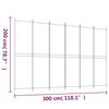 vidaXL 6-Panel Room Divider Brown 300x200 cm Fabric