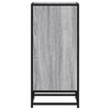 vidaXL Sideboard Grey Sonoma 35.5x35x76 cm Engineered Wood and Metal