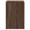 vidaXL Bedside Cabinets with LED Lights 2 pcs Brown Oak Engineered Wood