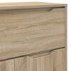 vidaXL Bathroom Cabinet with Drawer Sonoma Oak 72.5 x 36.5 x 100 cm
