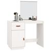 vidaXL Dressing Table White 95x50x134 cm Solid Wood Pine