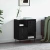 vidaXL Sideboard Black Oak 60 x 35 x 70 cm