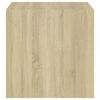 vidaXL Wall Cabinet Sonoma Oak 37x37x37 cm Engineered Wood