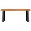 vidaXL Bench with Live Edge 110 cm Solid Wood Acacia